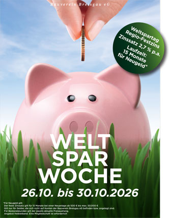 Weltsparwoche 2026